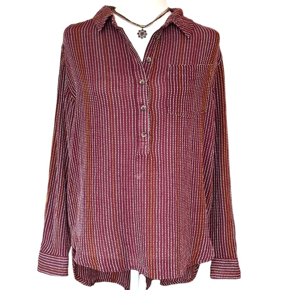 ANTHROPOLOGIE Buttons Shirt, Size M